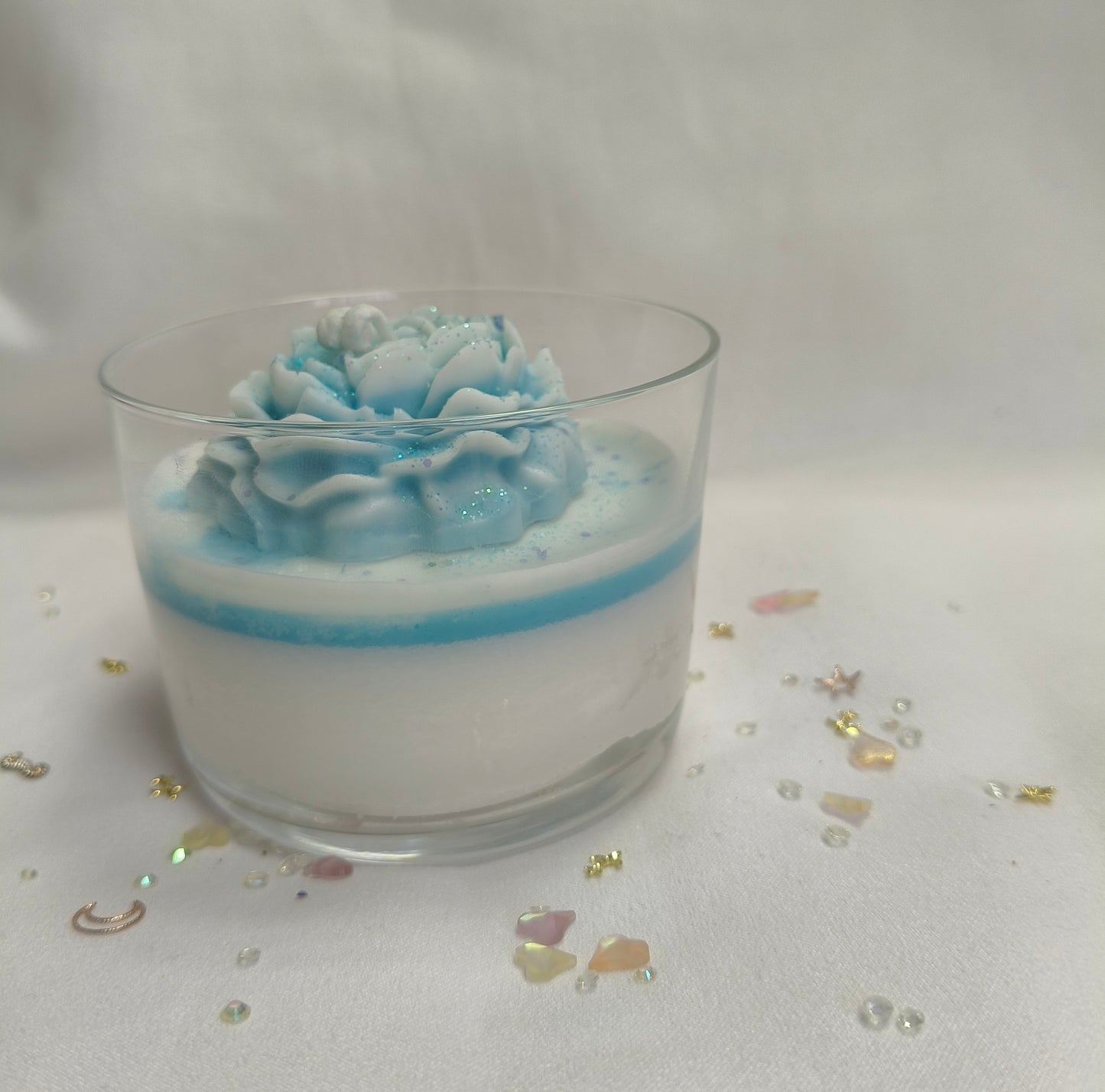 Vela soja manzana y amiscle blanco