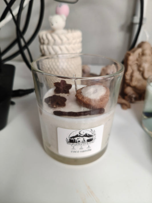 Vela de soja vainilla coco